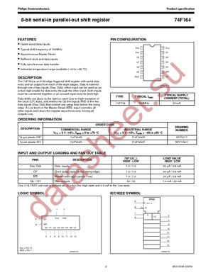 74F164N datasheet  